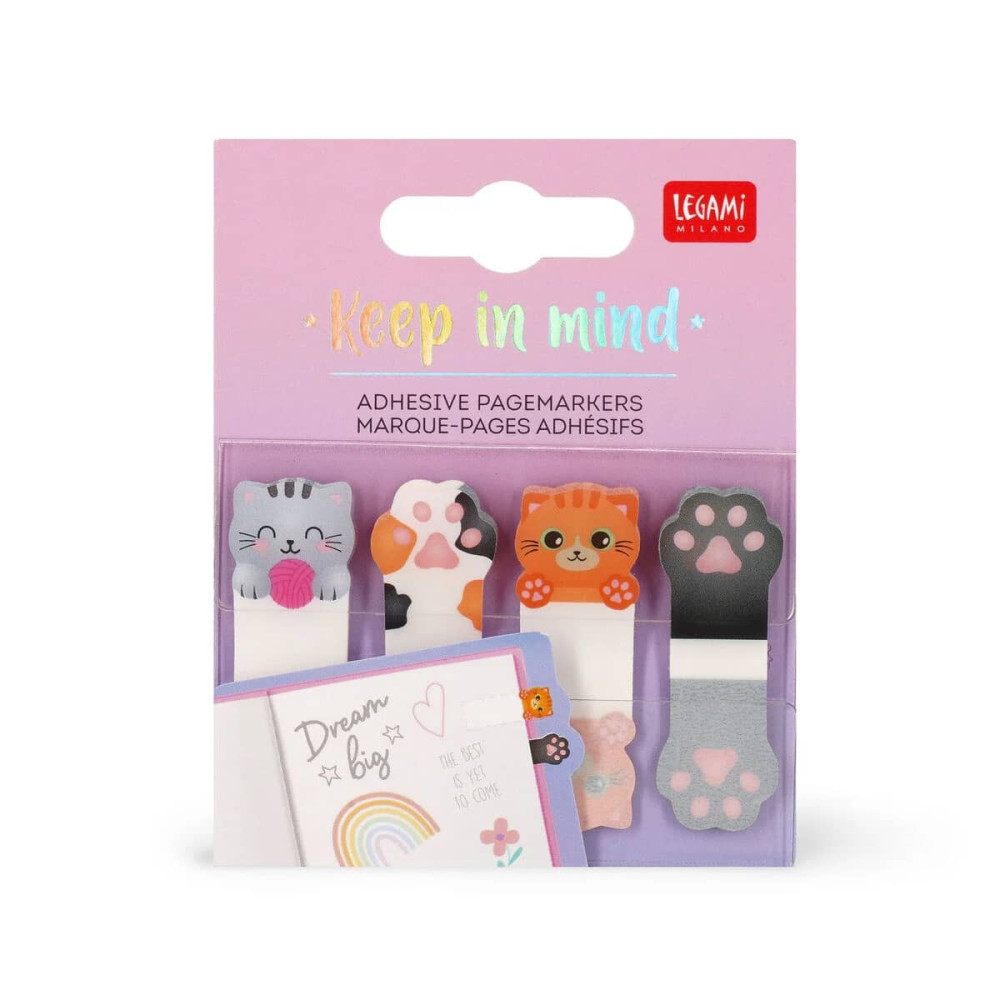 Legami VSKN0002 Αυτοκόλλητοι Σελιδοδείκτες Keep in Mind - Kitty