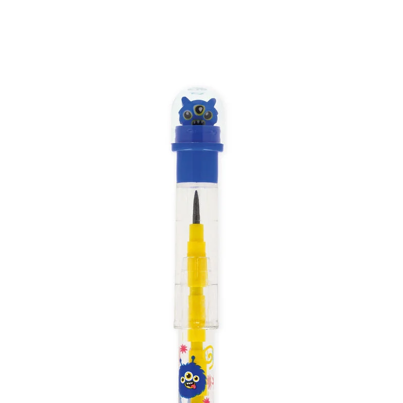 Legami VSTE0003 Stackable Pencils Μολύβι με Γόμα Take a Tip - Monster