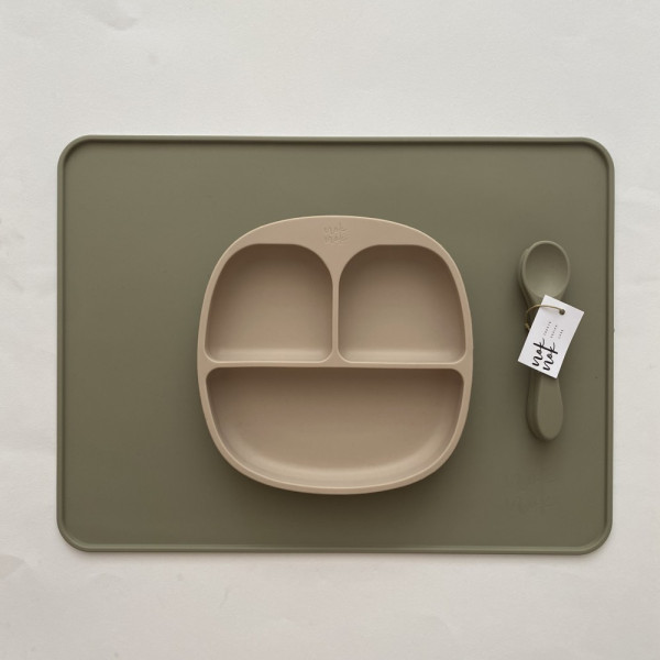 Nok Nok Nino Σουπλά Σιλικόνης  40 x 30 cm Vintage Green