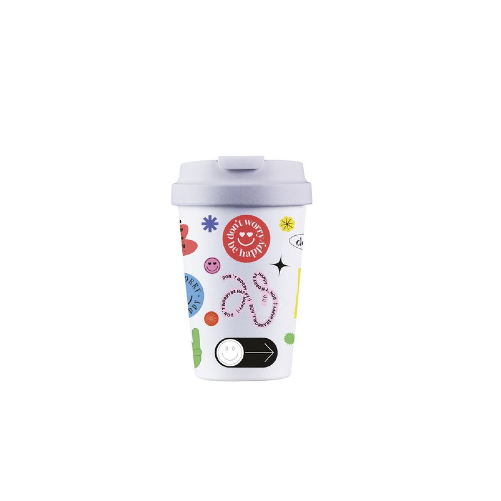 Οικολογική Κούπα Bioloco Plant Easy Cup Don/t Worry 350ml (BPE124)
