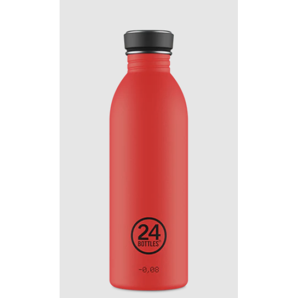 24Bottles Urban Bottle Ανοξείδωτο Μπουκάλι 0.50lt (Hot Red)