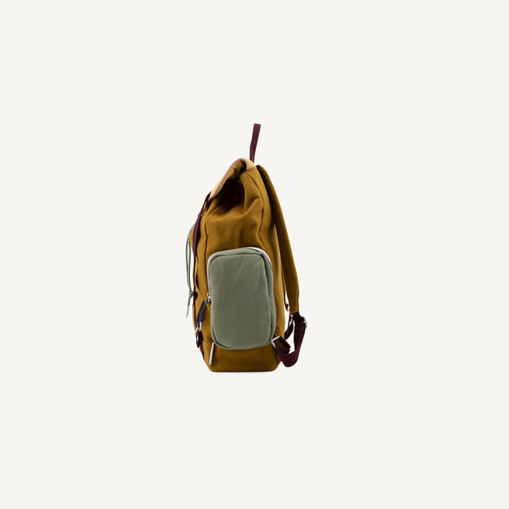 Sticky Lemon Adventure Σχολικό Σακίδιο Πλάτης Large (Khaki Green)
