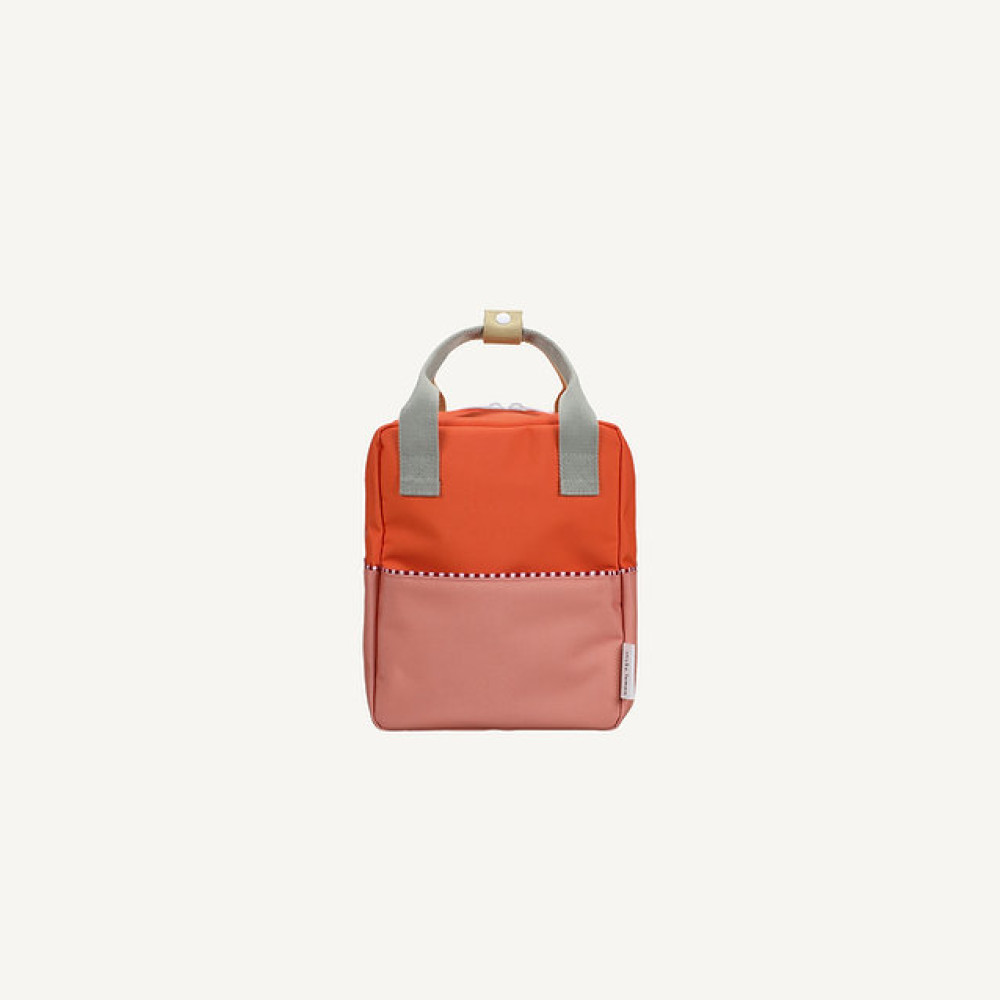 Sticky Lemon Colourblocking Wonders Σχολικό Σακίδιο Πλάτης Small (lifebuoy orange - coral pink)