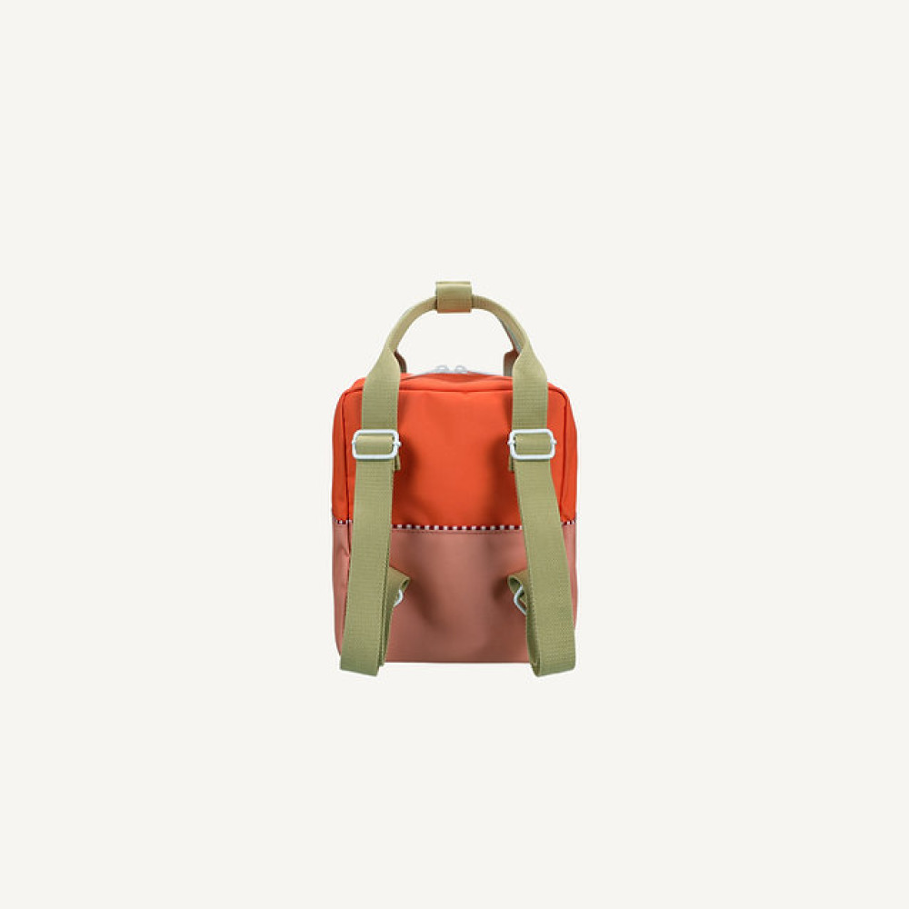 Sticky Lemon Colourblocking Wonders Σχολικό Σακίδιο Πλάτης Small (lifebuoy orange - coral pink)
