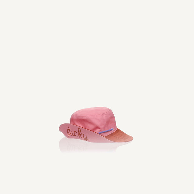 Sticky Lemon Farmhouse Καπέλο Ηλίου (flower pink - willow brown)