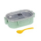 EcoLife Φαγητοδοχείο 900ml Με Χώρισμα Light Green
