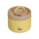 EcoLife Στρογγυλό Θερμός Φαγητού 650ml Κίτρινο