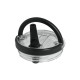 EcoLife Ανοξείδωτο Ποτήρι Θερμός με Καλαμάκι 2Handles Lid Tumbler 900ml Rich Black