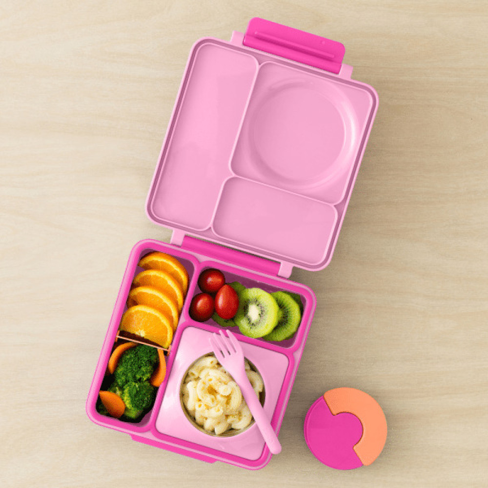 OmieBox Φαγητοδοχείο με 2 Ζώνες Θερμοκρασίας 1.35lt (Pixie Pink)