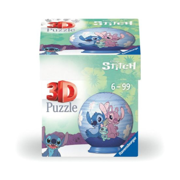 3D Puzzle Disney - Stitch & Angel (54pcs)