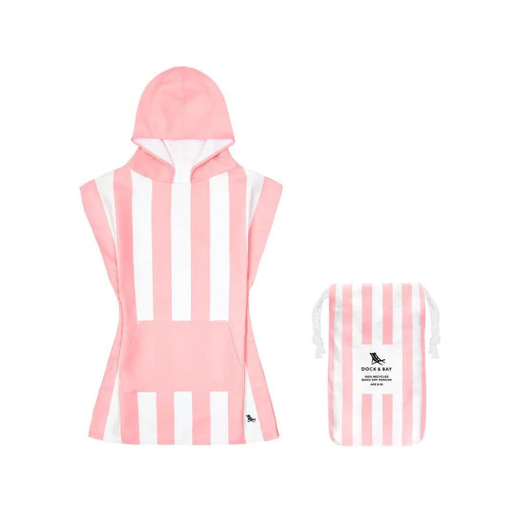 Dock & Bay Παιδικό Πόντσο Μικροΐνών 3-5 Ετών - Malibu Pink
