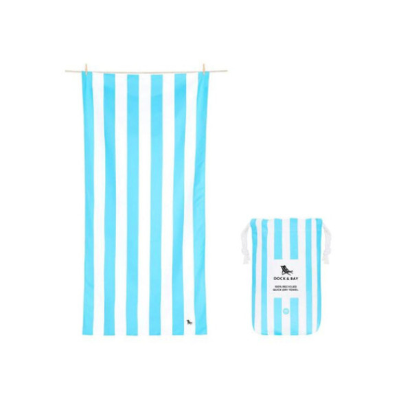 Dock & Bay Παιδική Πετσέτα Θαλάσσης Μικροΐνών 130 x 70 cm - Tulum Blue