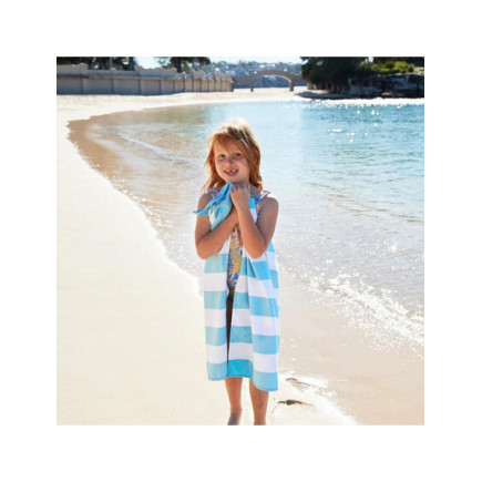 Dock & Bay Παιδική Πετσέτα Θαλάσσης Μικροΐνών 130 x 70 cm - Tulum Blue