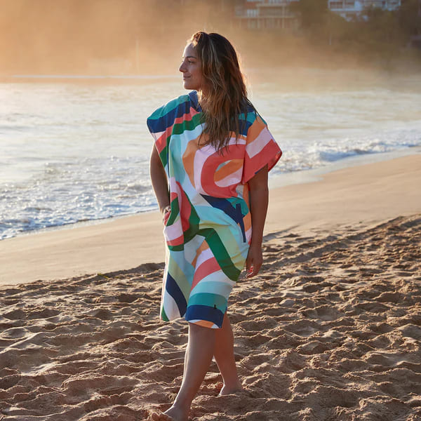 Dock & Bay Πόντσο Ενηλίκων Μικροΐνών 70 x 90 cm - Fruit Loops