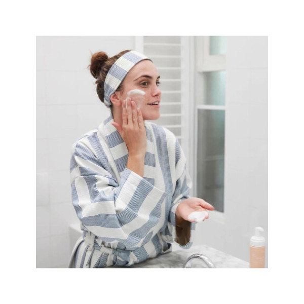 Dock & Bay Κορδέλα Quickdry με ελαφριά πικέ ύφανση - Storm Cloud