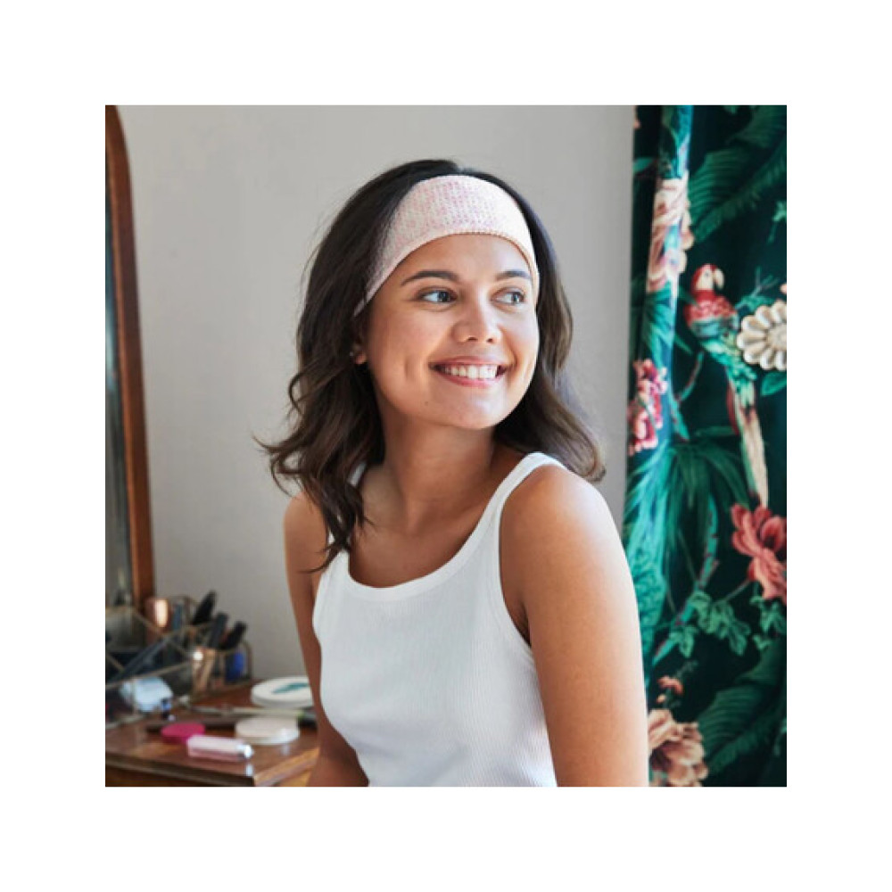 Dock & Bay Κορδέλα Quickdry με ελαφριά πικέ ύφανση - Diamond Pink