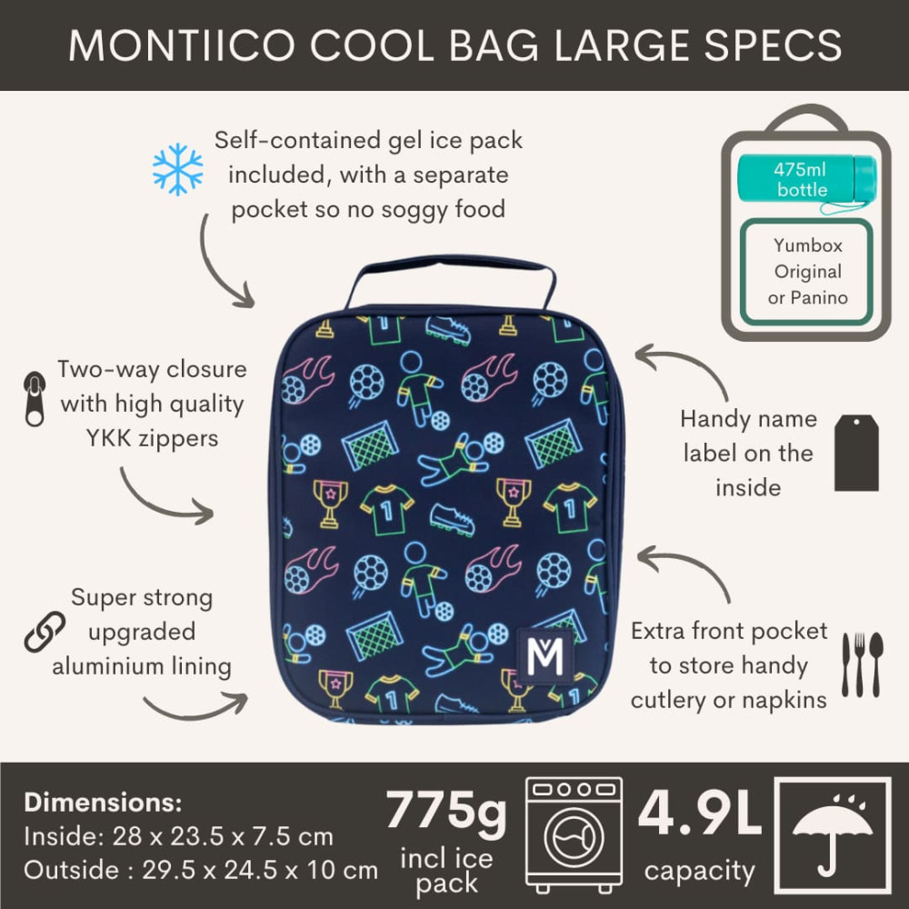 MontiiCo Large Ισοθερμική Τσάντα (Superhero)