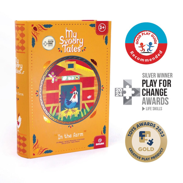 Svoora Μαγνητικό Βιβλίο Δημιουργίας Παραμυθιών My SvooryTales "Φάρμα"