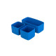 MontiiCo Bento Silicone Cups Φόρμες Σιλικόνης 3 τμχ (Μπλε)