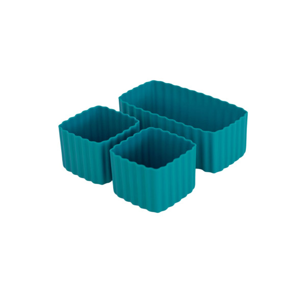 MontiiCo Bento Silicone Cups Φόρμες Σιλικόνης 3 τμχ (Πράσινο)