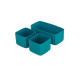 MontiiCo Bento Silicone Cups Φόρμες Σιλικόνης 3 τμχ (Πράσινο)