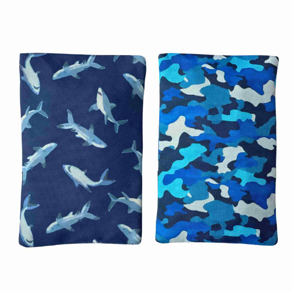 Yumbox Icepacks Τζελ Σετ Παγοκύστες με Θήκες 2 τμχ Shark & Camo