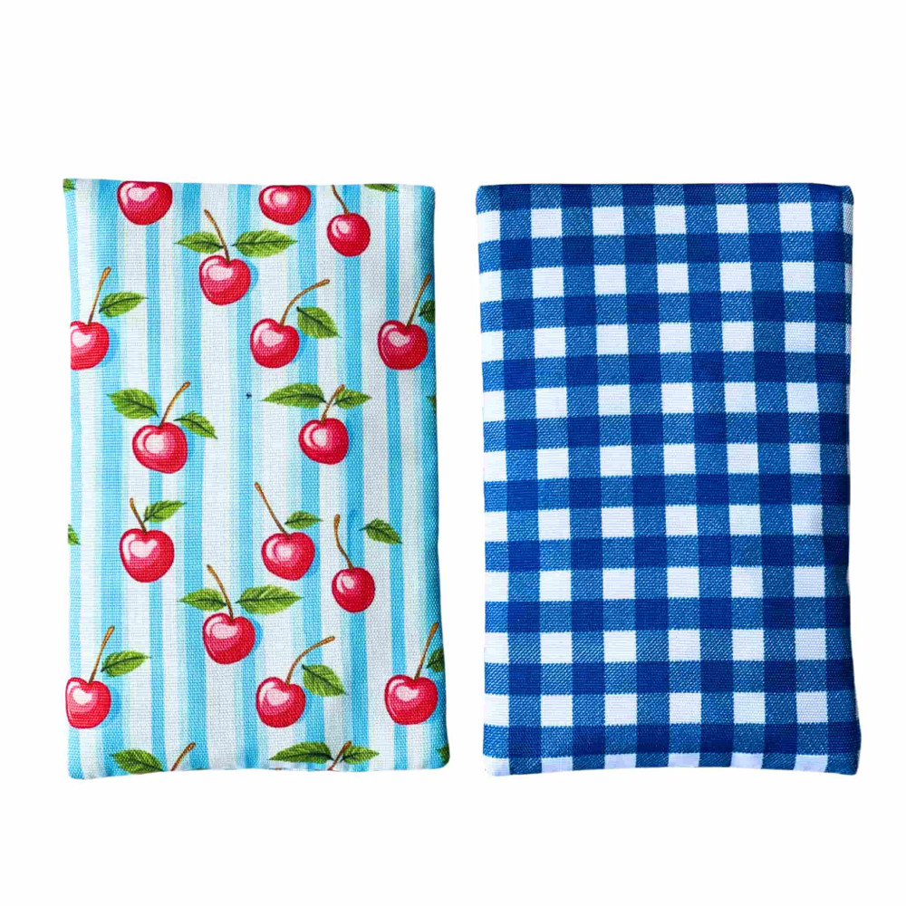 Yumbox Icepacks Τζελ Σετ Παγοκύστες με Θήκες 2 τμχ Vichy & Cherry