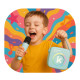 Kiddoboo KidsVoice mini Karaoke NikoletaTV BT Ηχείο & Μικρόφωνο (Pink)