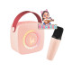 Kiddoboo KidsVoice mini Karaoke NikoletaTV BT Ηχείο & Μικρόφωνο (Pink)