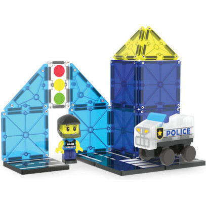 Magna-Tiles Μαγνητικό Παιχνίδι 20 κομματιών Police Patrol