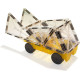 Magna-Tiles Μαγνητικό Παιχνίδι 2 κομματιών Car Expansion (Πράσινο Κίτρινο)