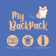 Legami LEGBPK0014 Σακίδιο My Backpack - Corgi
