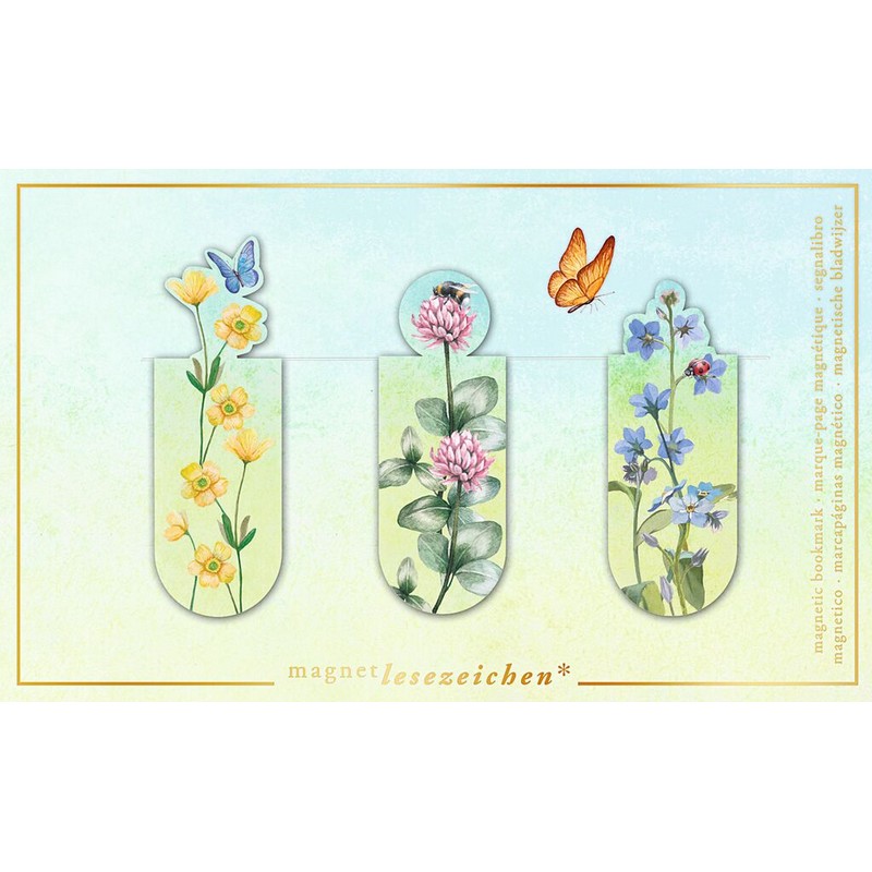 Moses Μαγνητικοί Σελιδοδείκτες Blumenwiese 3τμχ