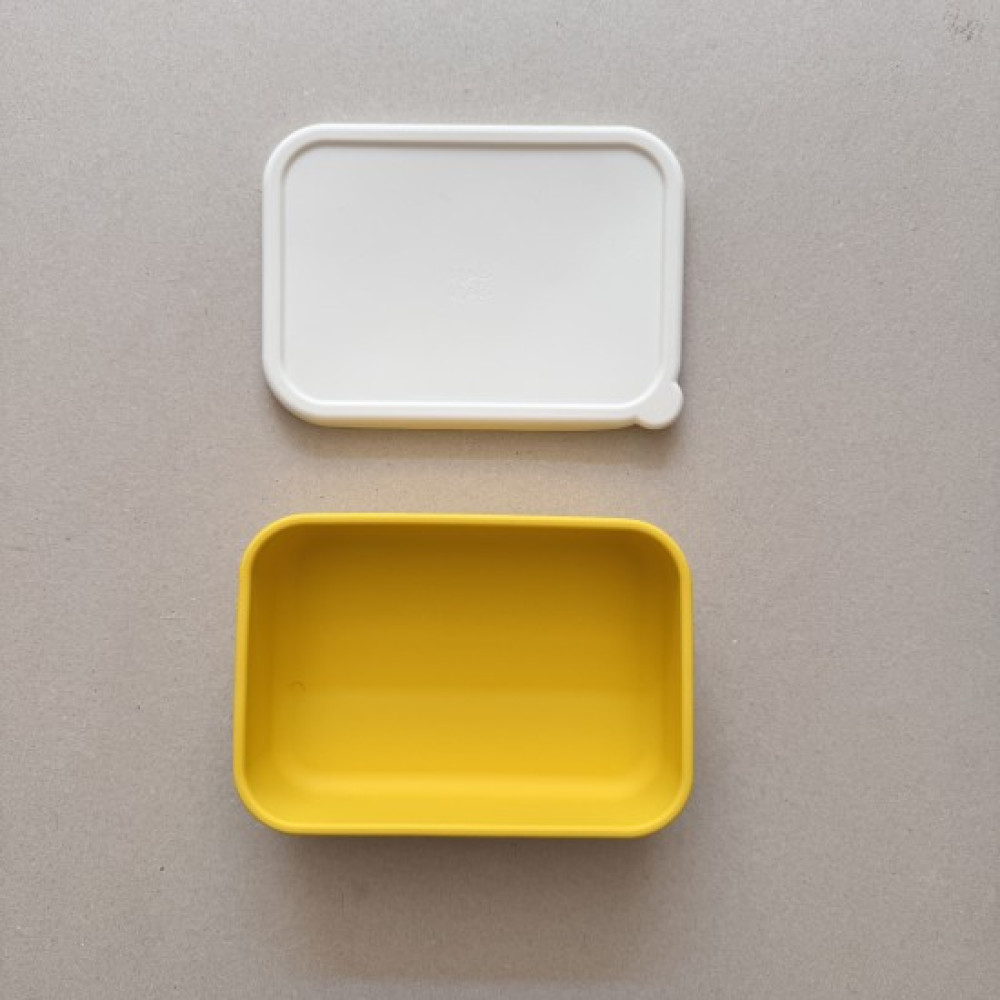 NokNok Lunchbox Φαγητοδοχείο Σιλικόνης χωρίς χωρίσματα 800ml (Yellow with Ivory)
