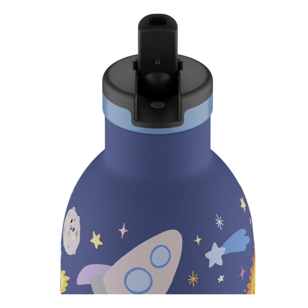 24Bottles Kids Insulated Bottle Ανοξείδωτο Μπουκάλι Θερμός 0.33lt (Space Friends)