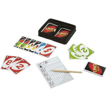 Mattel Uno Deluxe Επιτραπέζιο Παιχνίδι με Κάρτες (K0888)