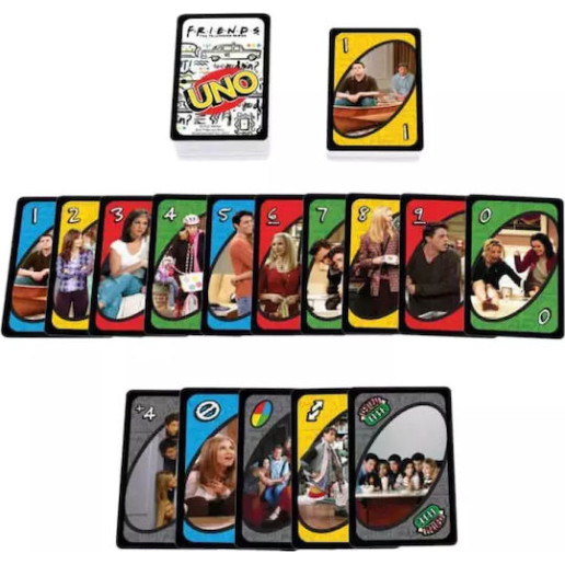 Mattel Uno Friends Επιτραπέζιο Παιχνίδι με Κάρτες (HJH35)