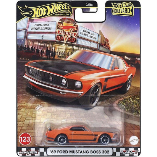 Mattel Hot Wheels Premium: Boulevard - '69 Ford Mustang Boss 302 Vehicle (JBL20)