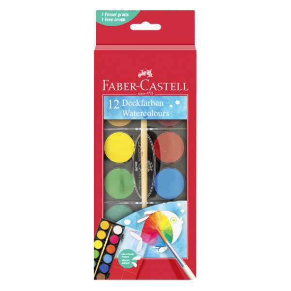 Faber Castell Νεροχρώματα 12 Χρώματα