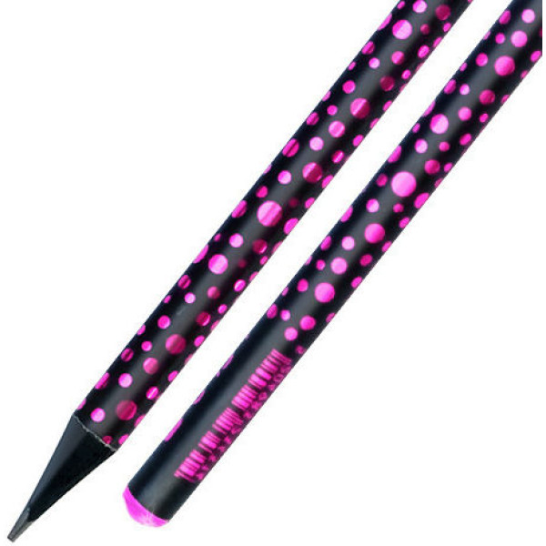 +Efo Crystal Μολύβι (Μαύρο/Φούξια)