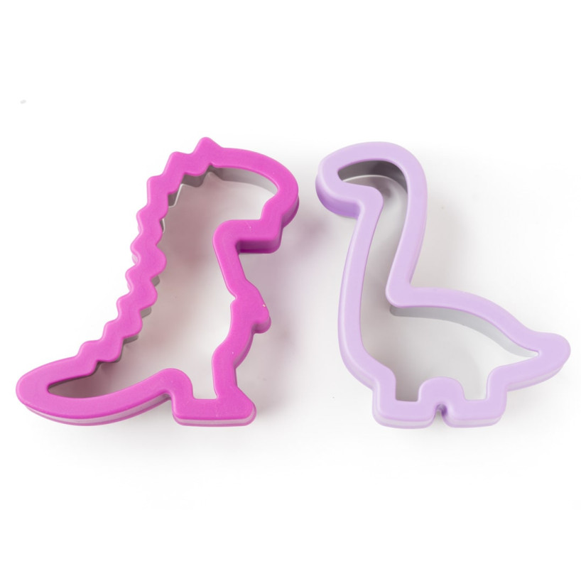 Lekkabox Κόφτες από ανοξείδωτο ατσάλι - Dinosaurs (2 τμχ)
