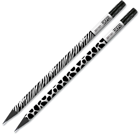 +EFO Μολύβι με Γόμα Animal Black & White