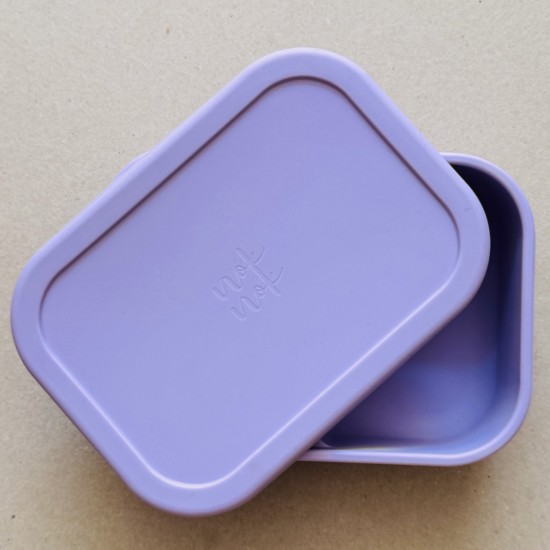 Nok Nok Φαγητοδοχείο Σιλικόνης με 3 χωρίσματα 800ml (Lavender)