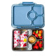Yumbox Prêt Ανοξείδωτο Φαγητοδοχείο με 4 χωρίσματα (Paris Blue Glitter)