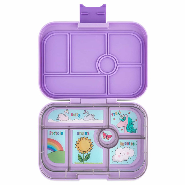 Yumbox Original Φαγητοδοχείο με 6 χωρίσματα (Lavante Purple - Unicorn)