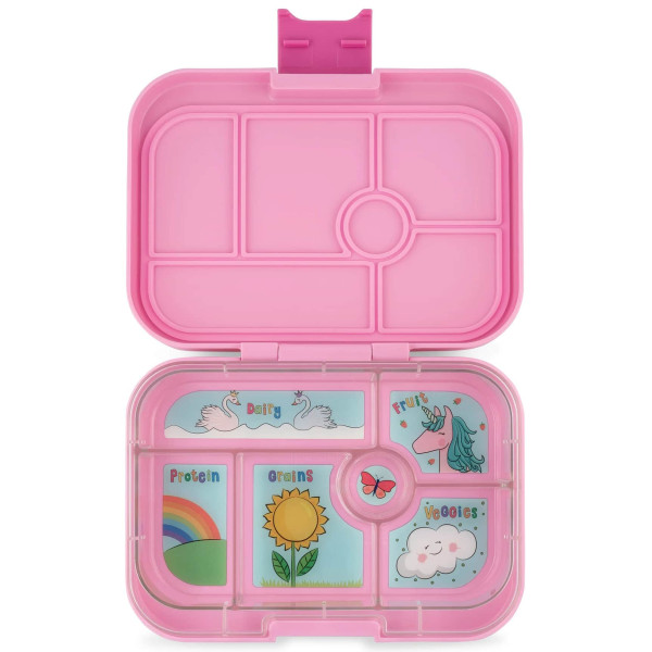 Yumbox Original Φαγητοδοχείο με 6 χωρίσματα (Power Pink - Unicorn)
