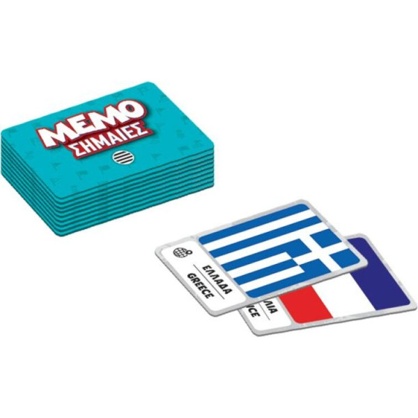 Desyllas Games Επιτραπέζιο Μνήμης: Memo Σημαίες