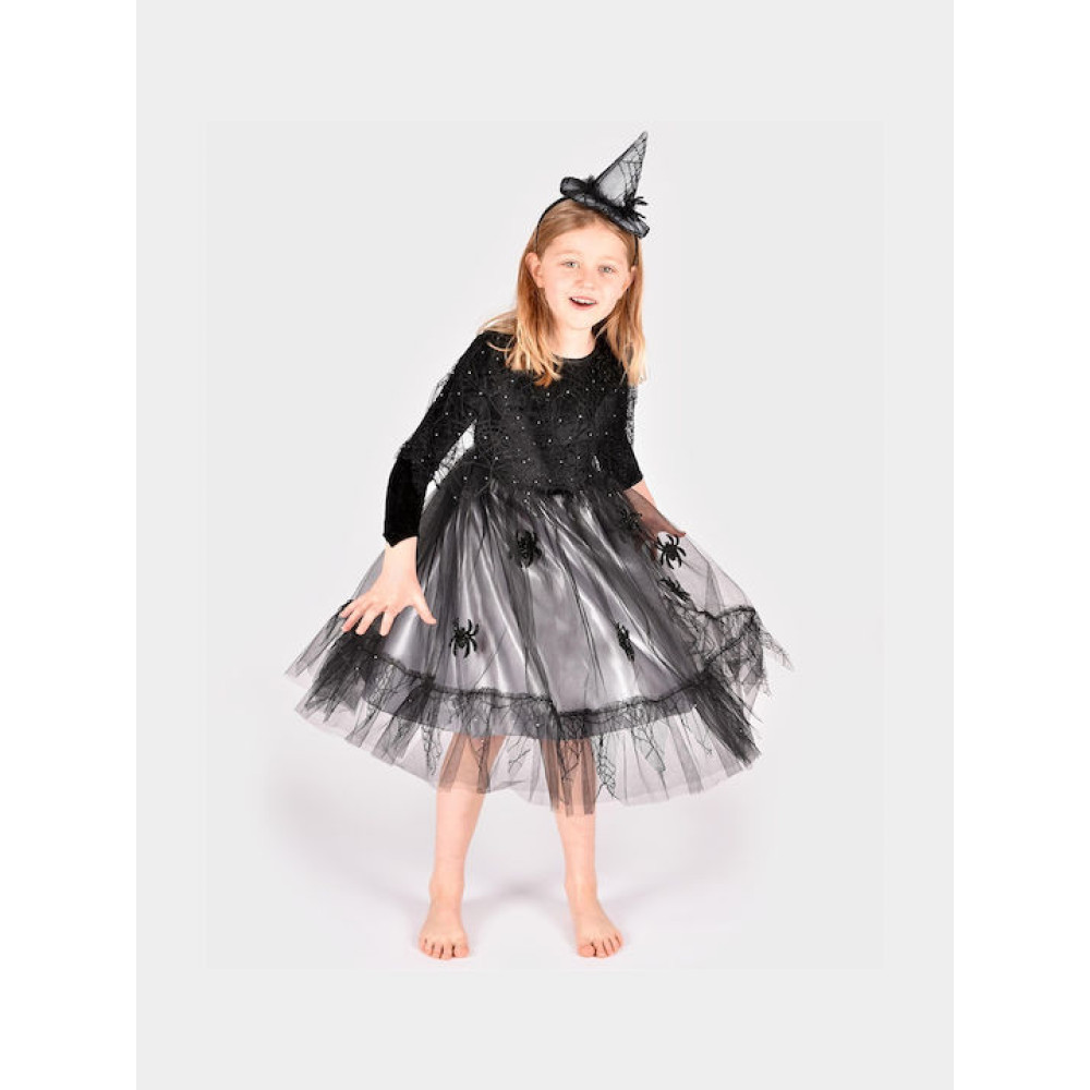 Den Goda Fen Στολή Μαγισσούλα με Στέκα 6-8 Ετών