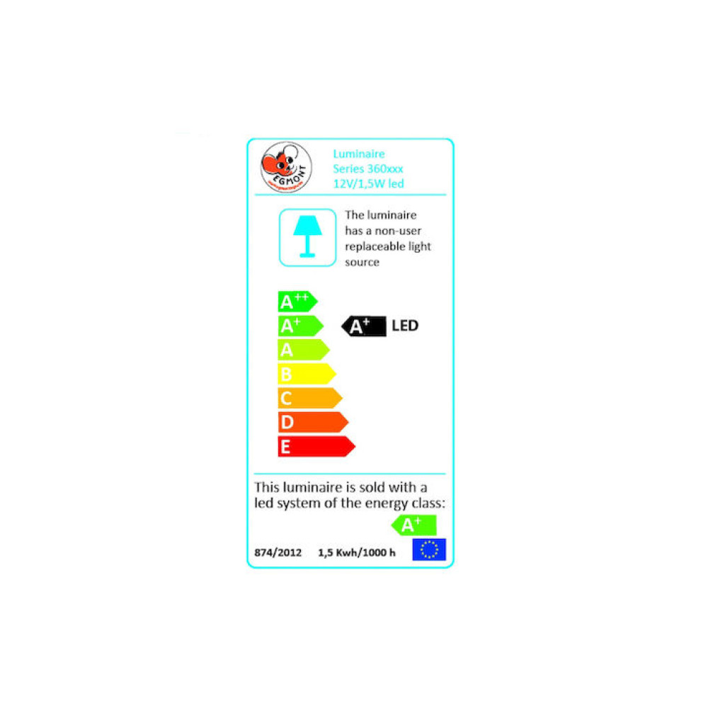 Egmont Toys Φωτιστικό Μανιτάρι Vintage Jeans (15 x 28 cm)