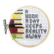 Kikkerland μίνι Κιτ Κεντήματος Cross Stitch "A Book a Day"